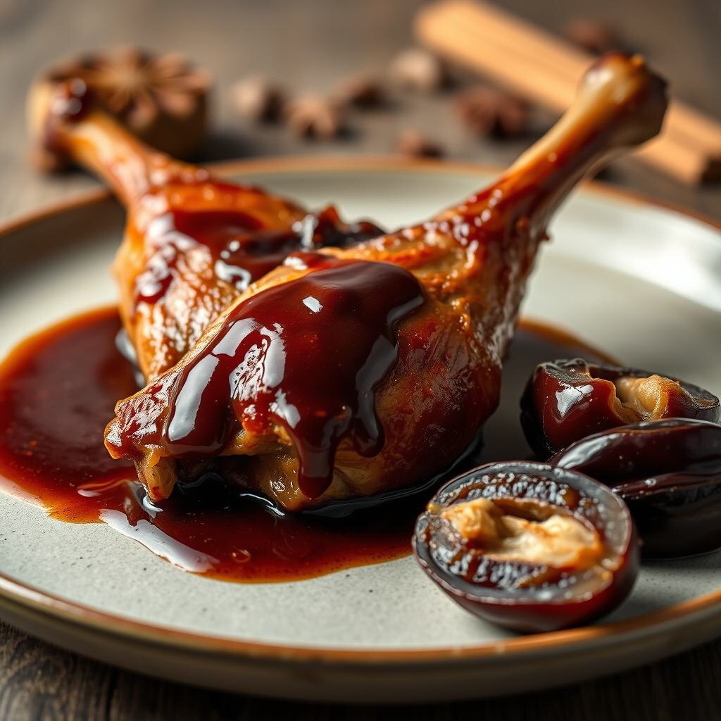 Утиные ножки с финиками