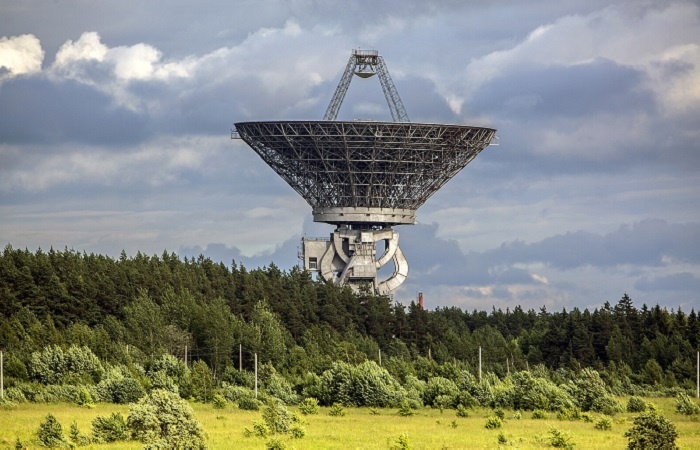 Радиотелескоп РТ-64 (ТНА-1500) в Калязине (Тверская область)