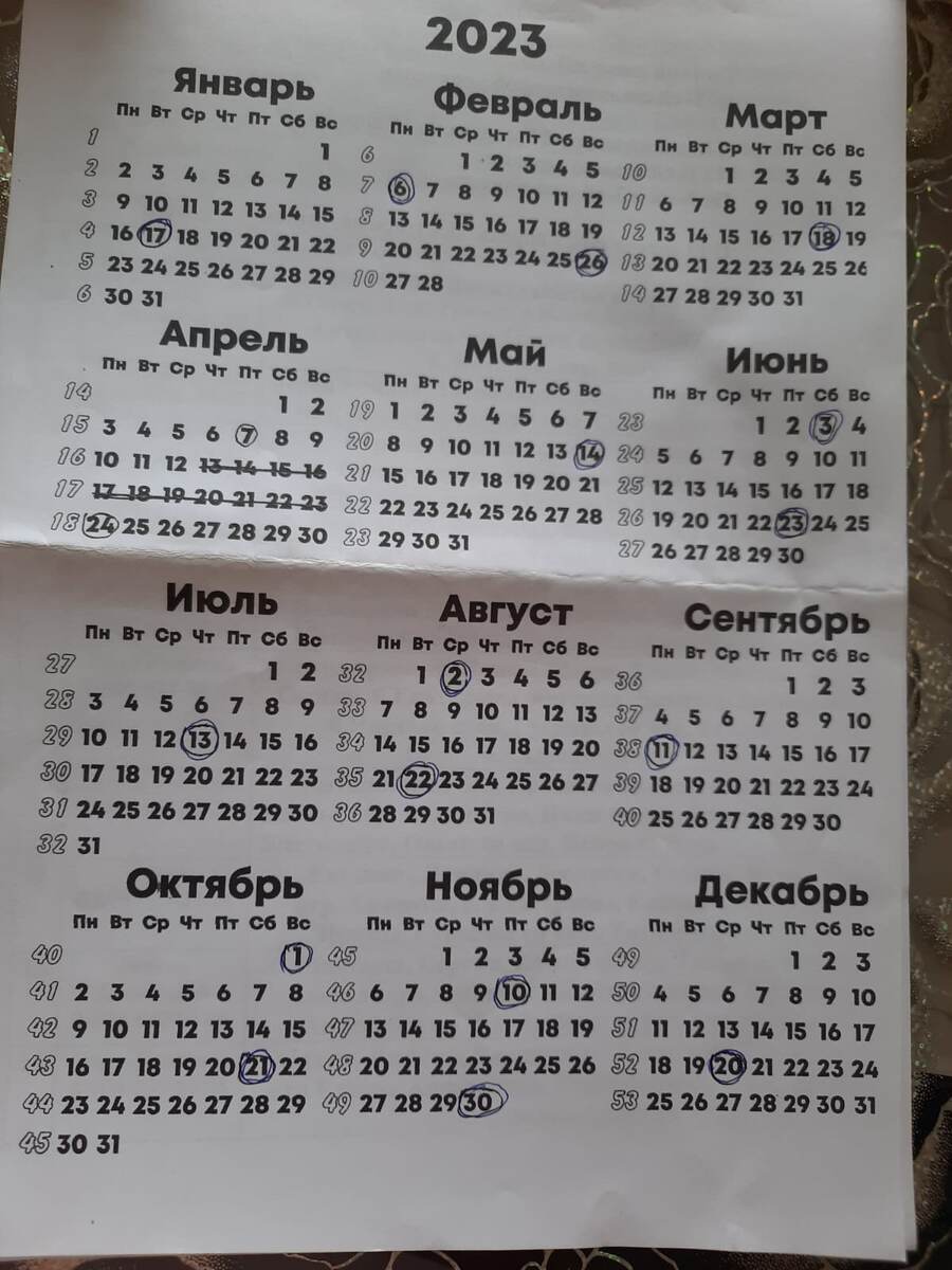 Вот что я тогда отмечала? Что-то важное было...