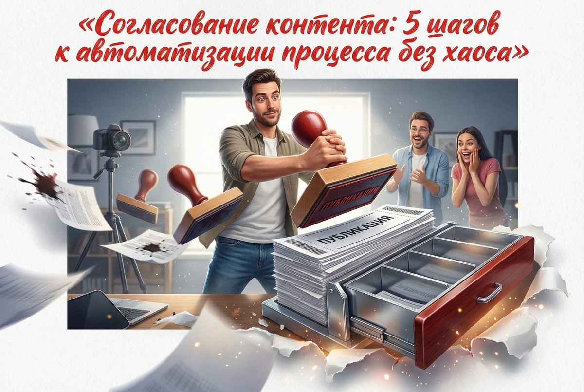    Как наладить процесс утверждения материалов: пошаговое руководство по автоматизации Евгений Прокушев