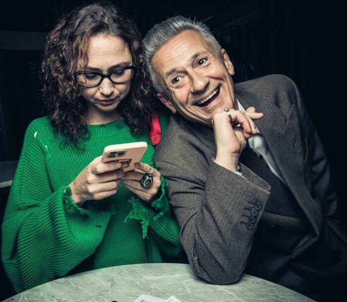 Олег Меньшиков и Анастасия Чернова.