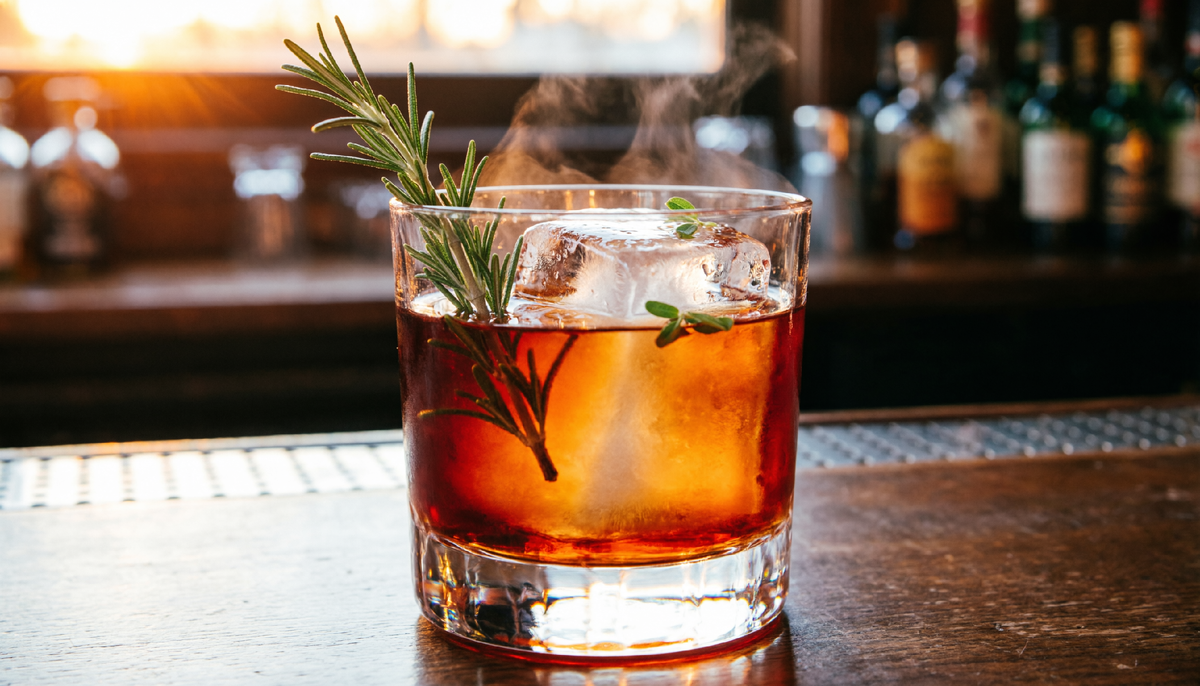 Негрони с размариновым ликером