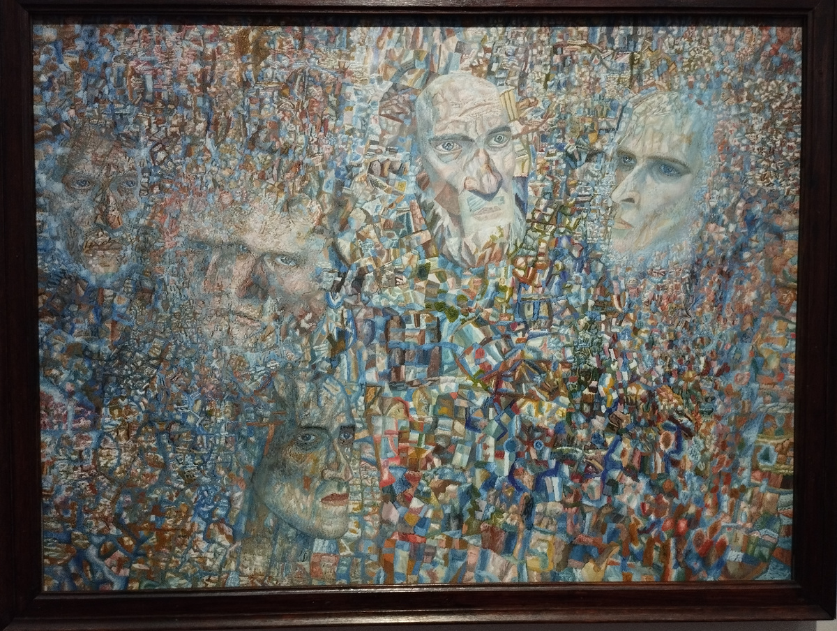 Павел Филонов, "Композиция с шестью лицами", начало 1930-х (ФОТО АВТОРА)