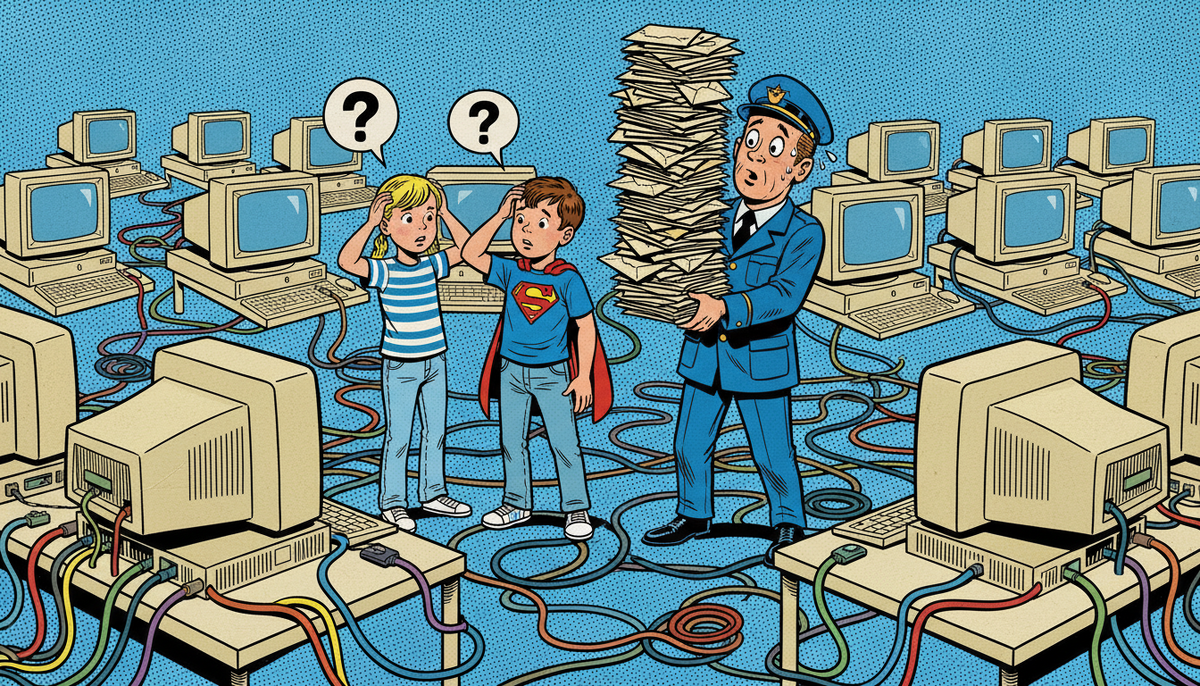 Когда компьютеров мало, адреса не нужны — все и так знают друг друга. Но сеть растёт...