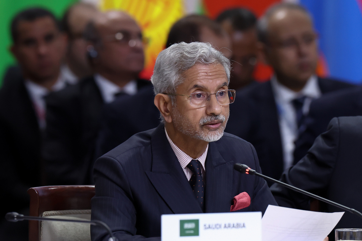 Джайшанкар опроверг информацию об отказе от черного золота из России.  Фото: Фото: из фотобанка Фонда Росконгресс / photo.roscongress.org / Степан Пугачев