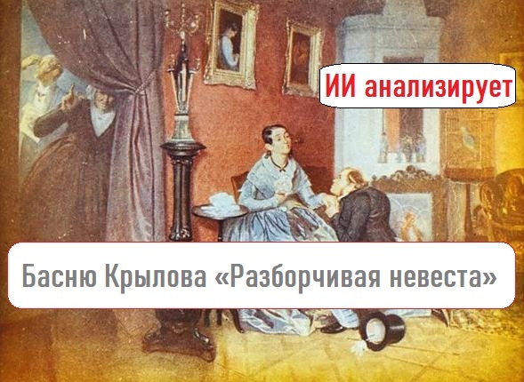 Басня И. А. Крылова «Разборчивая невеста». С чем и с кем ты мог бы ассоциировать эту басню в современном мире?