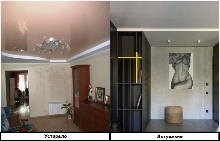 Привлекает дизайн потолка, а не конструкция