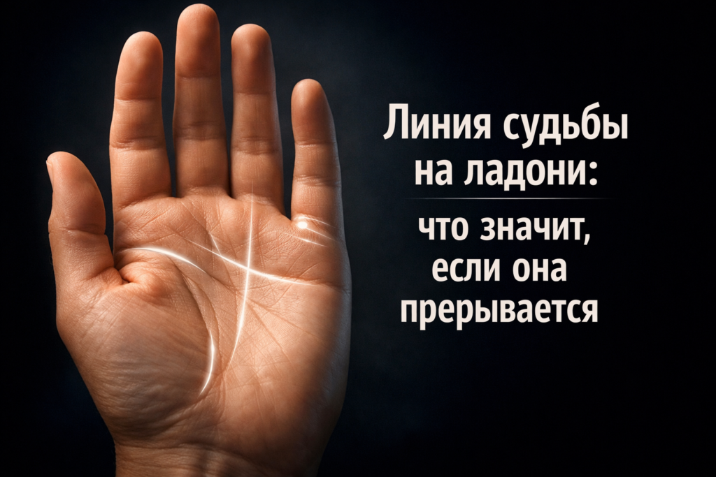    Линия судьбы на ладони admin