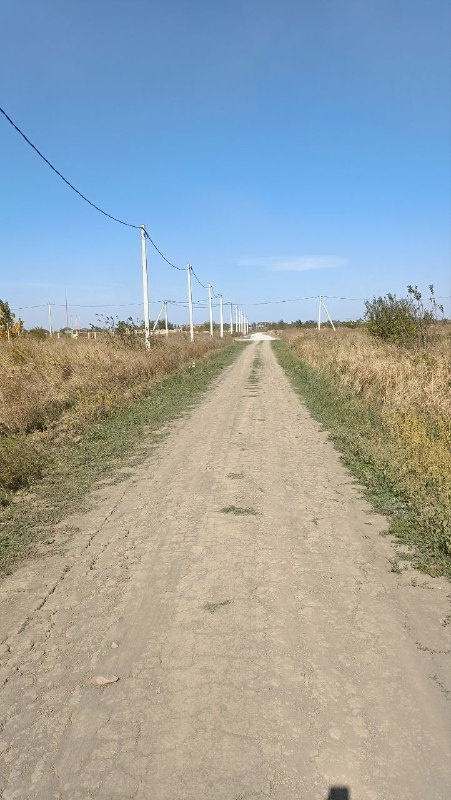 Грунтовка около нашего участка, 2023 год.