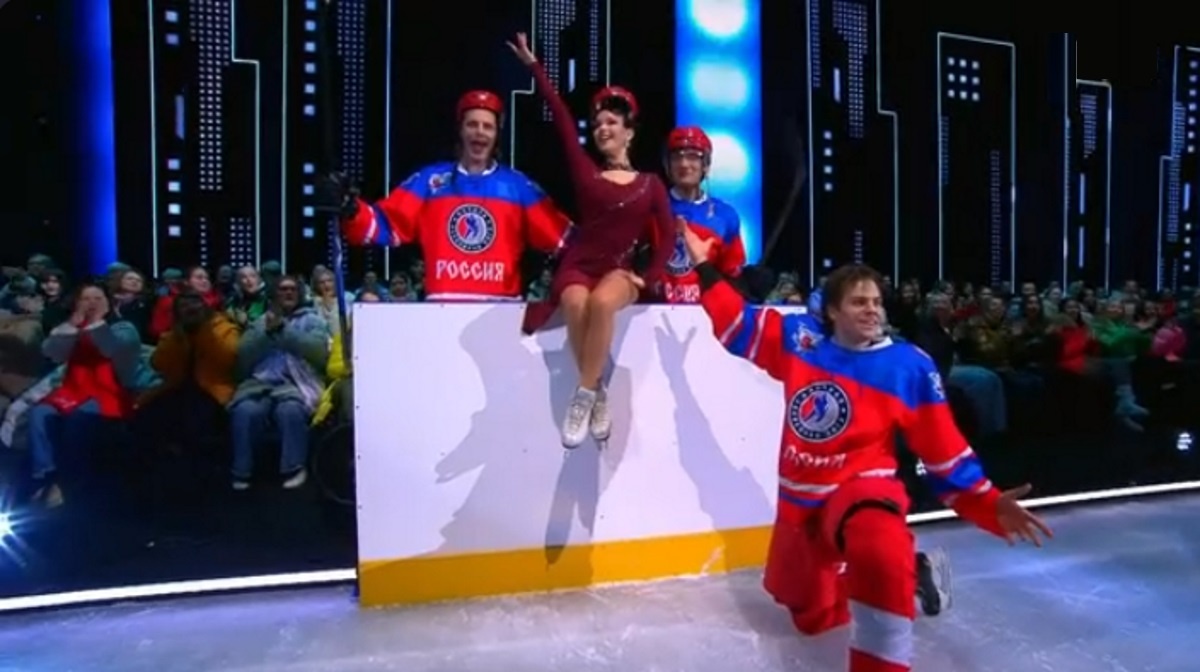     А. Щербакова / К. Раскатов. Скриншот с трансляции сайта «Первого канала» Фотография взята из открытых источников.