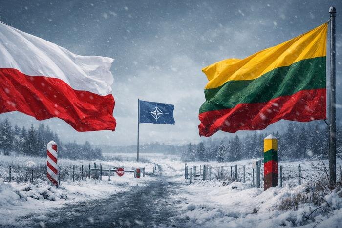 Сувалкский коридор — где находится и в чём интерес НАТО. Обложка © ChatGPT