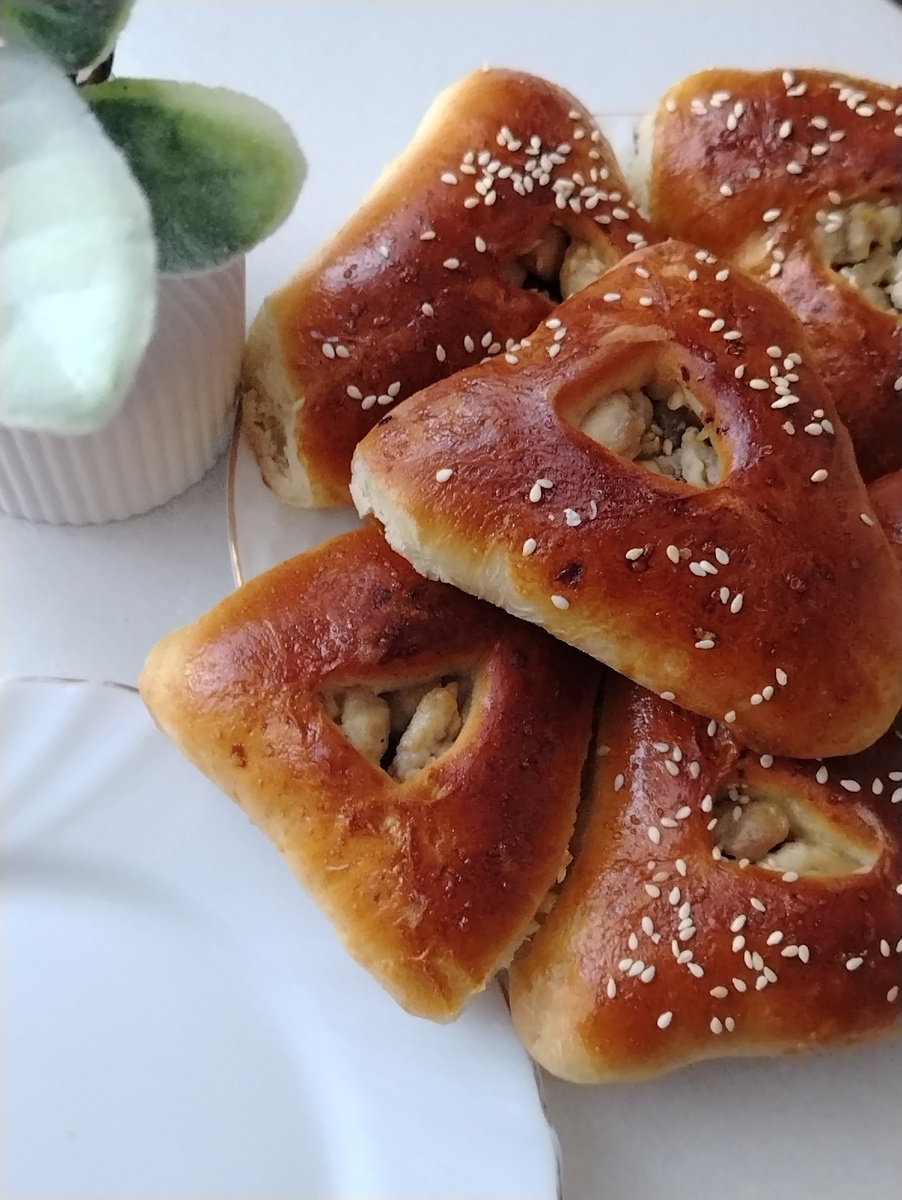 Пирожки с курицей 