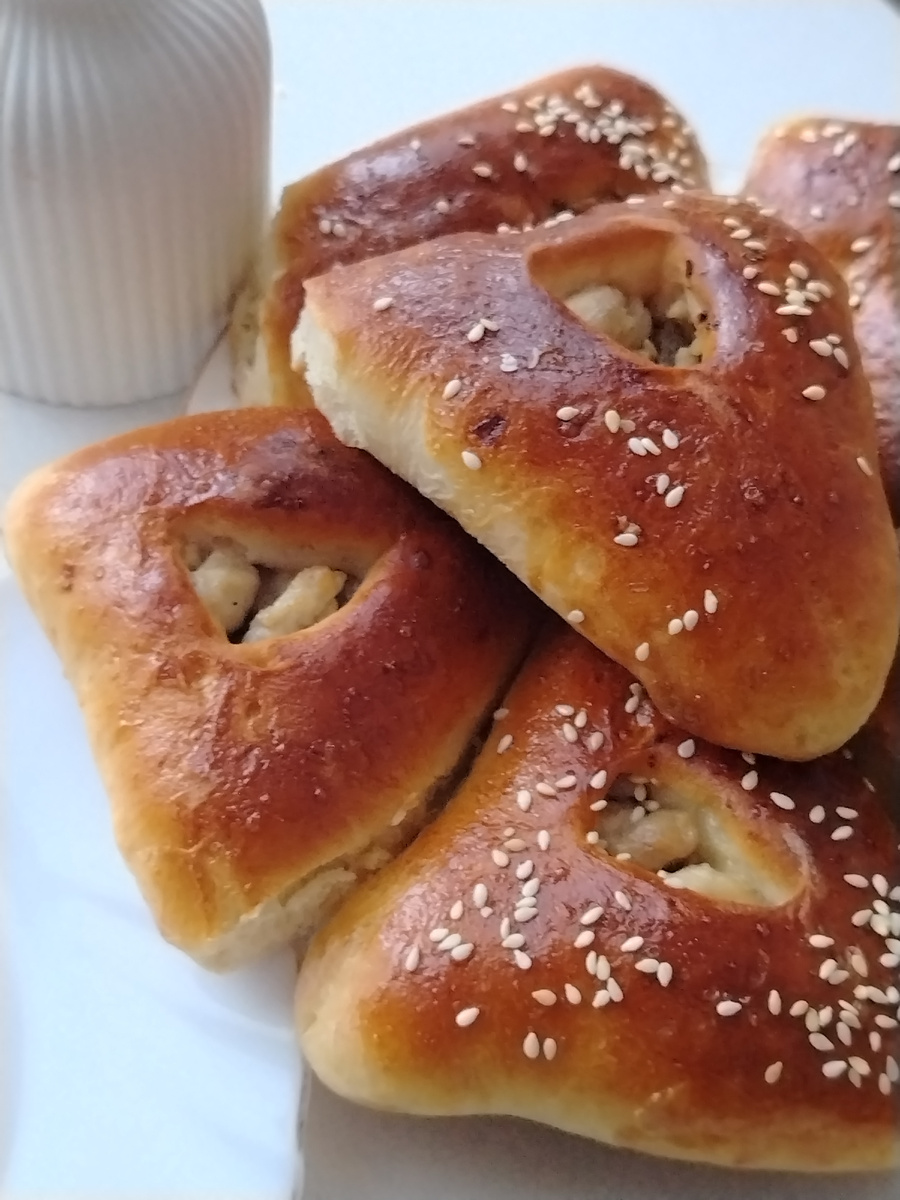 Пирожки с курицей 