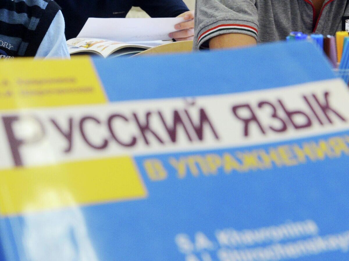    Урок русского языка | © РИА Новости / Илья Питалев