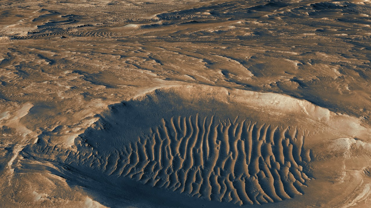 Кратер Езеро на Марсе