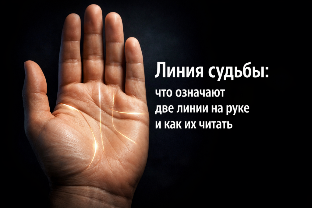    Изучение линий судьбы на руке admin