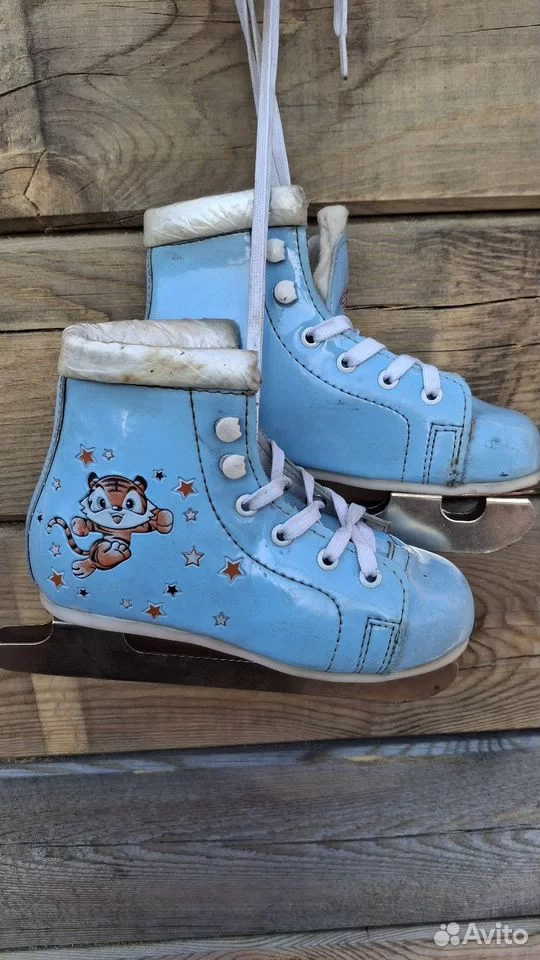 Коньки детские двухполозные Alpha Caprice