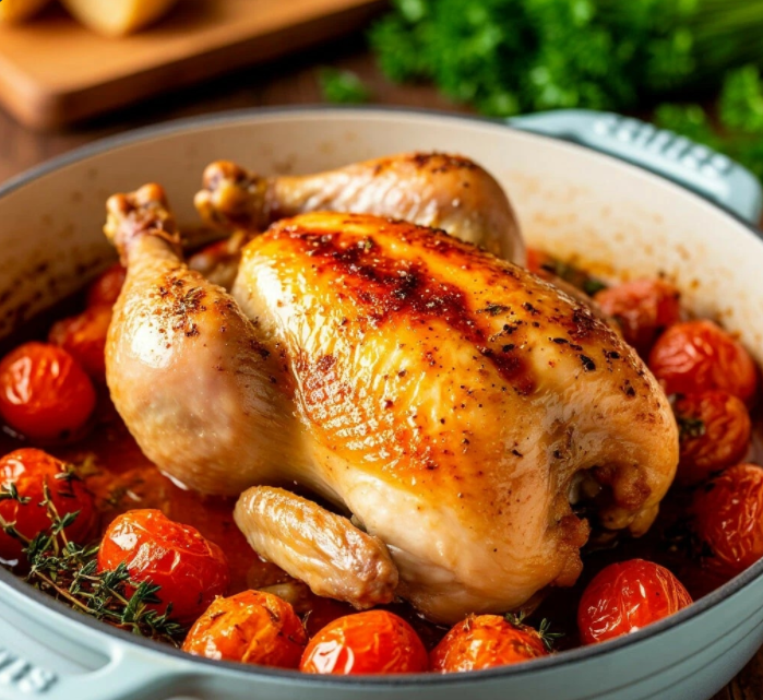 курица в духовке