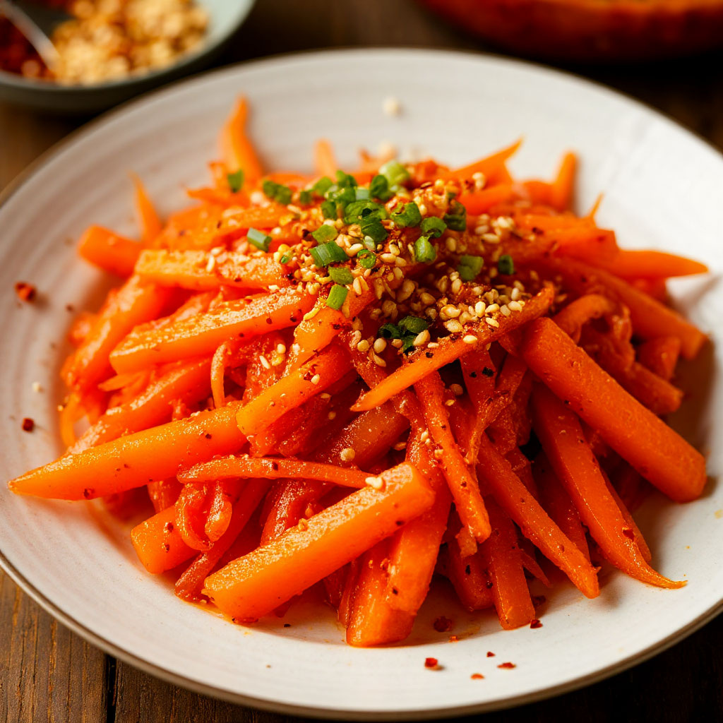 «Морковь по-корейски: алхимия хруста и огня»