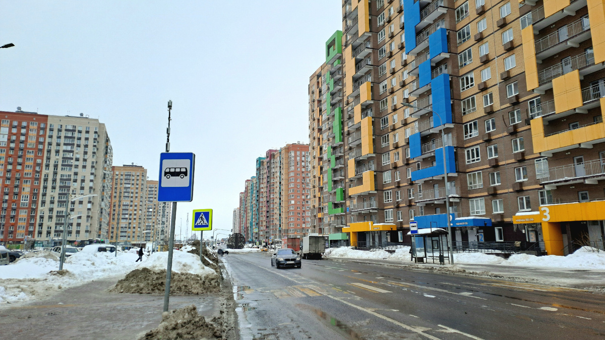 Очередной новострой. Пригород Лесное называется.