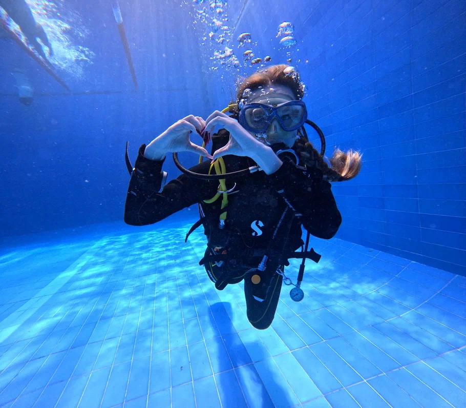 Студент на первом занятии курса OWD