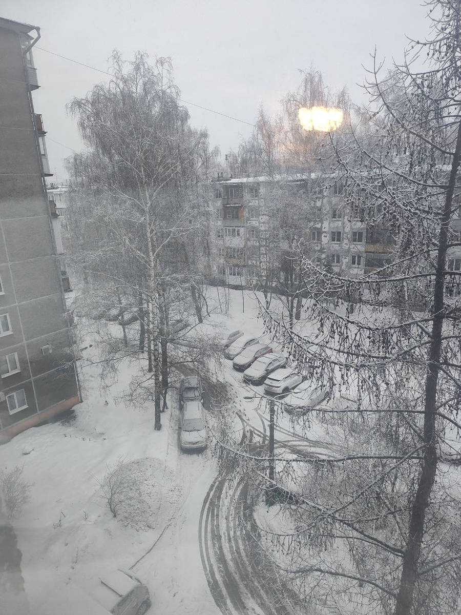 Такой вот утренний вид. Фото автора