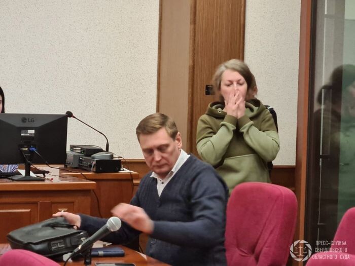    Оправданная присяжными подсудимая Наталья Гусева была освобождена в зале суда. Фото: пресс-служба судов Свердловской области