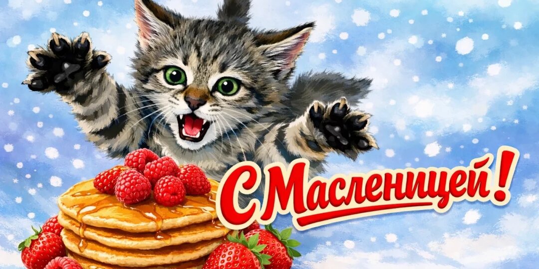 Масленица 2026. Красивые открытки и картинки с пожеланиями с 16 по 22 февраля 2026 года