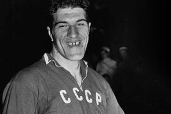 Янис Круминьш в составе сборной СССР. Фото в свободном доступе. 