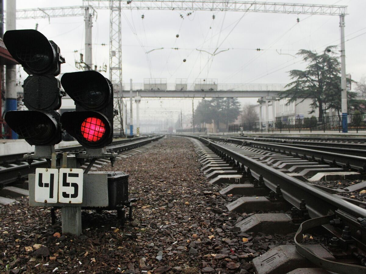    Украина прекратила движение пассажирских поездов через границу с Крымом | © РИА Новости / Юрий Лашов