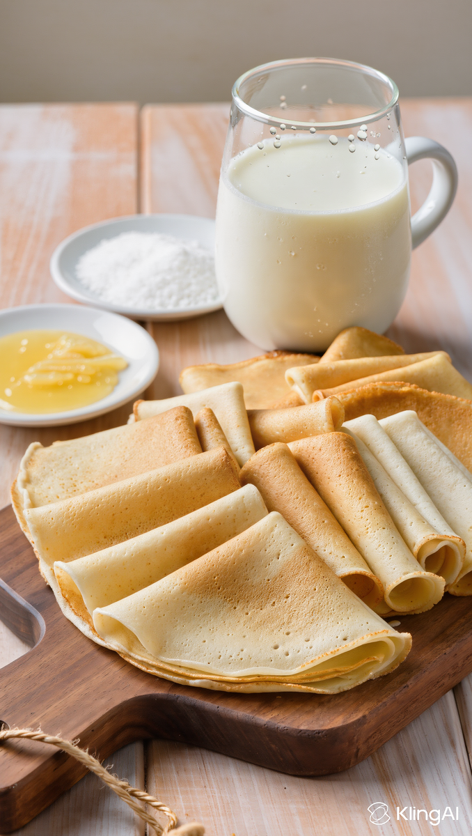 Классические блины на молоке