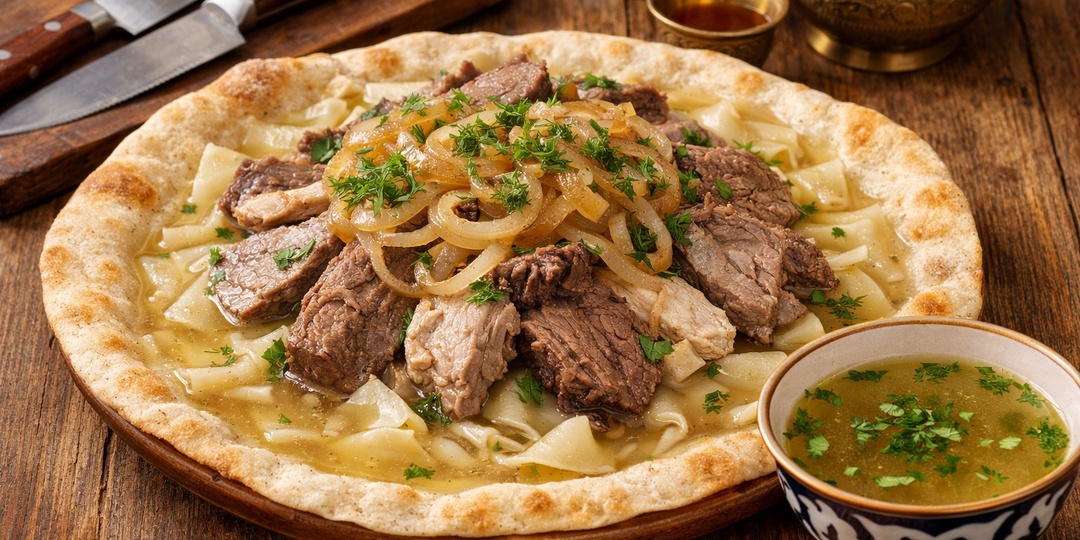 Рецепт Бешбармака: почему кочевники ели его руками и как приготовить то самое блюдо, от которого "тает во рту"🍲