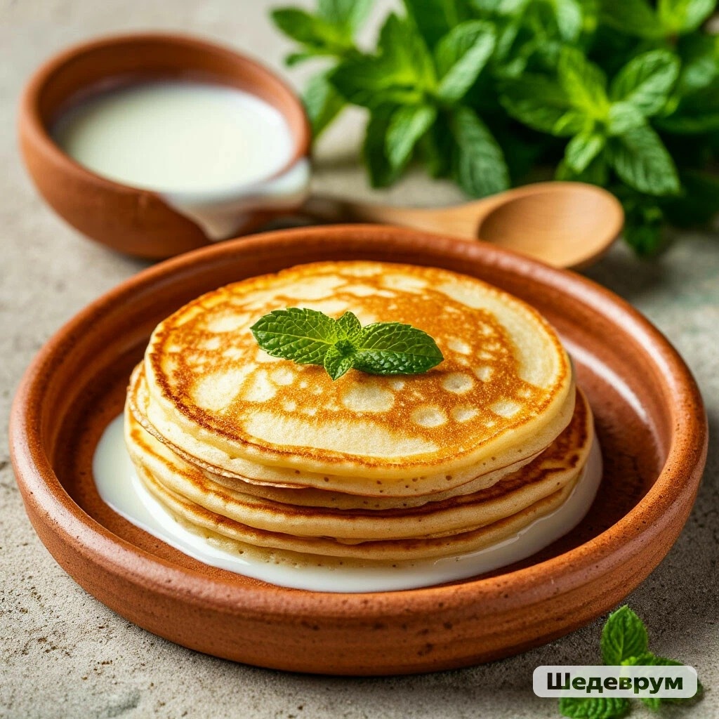 блины на манной крупе