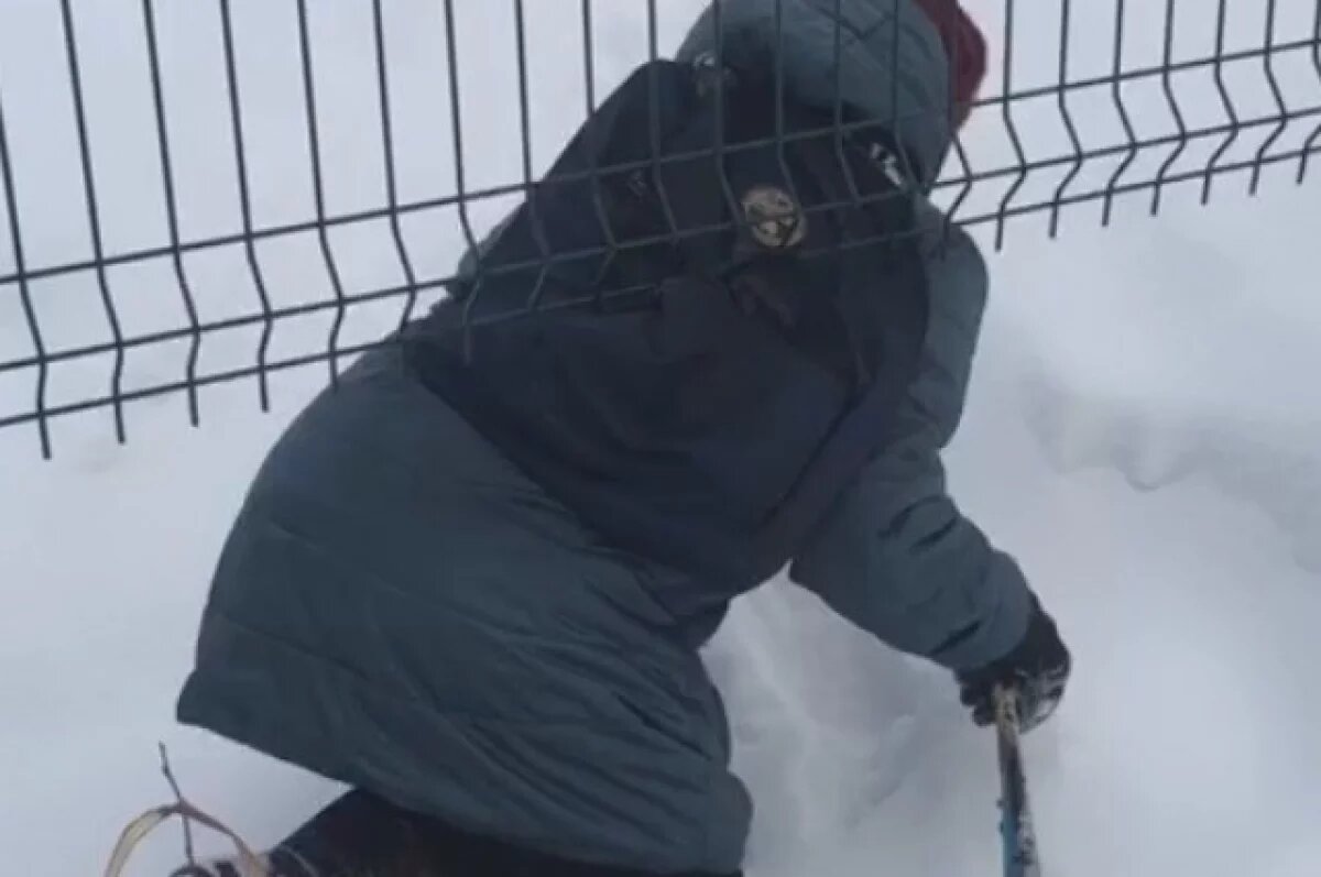    Раньше люди пролазили под забором, но теперь отрезан и этот путь