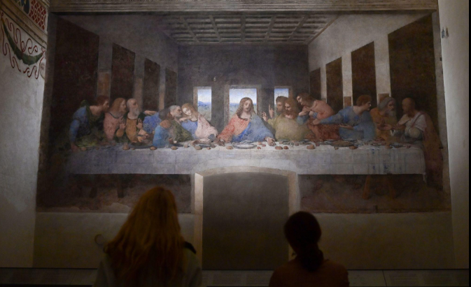 Леонардо да Винчи. «Тайная вечеря». Монастырь Санта-Мария-делле-Грацие, Милан