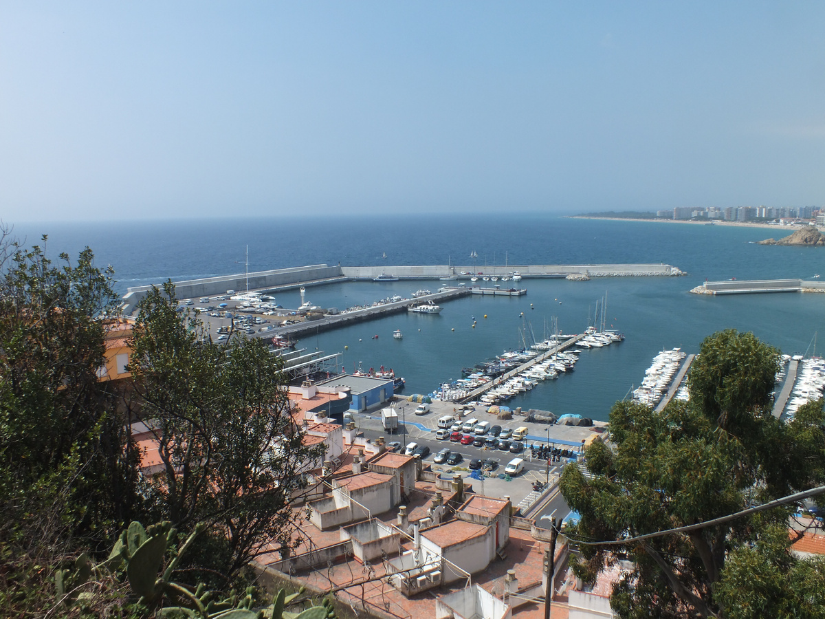 Вид на морской порт Бланеса