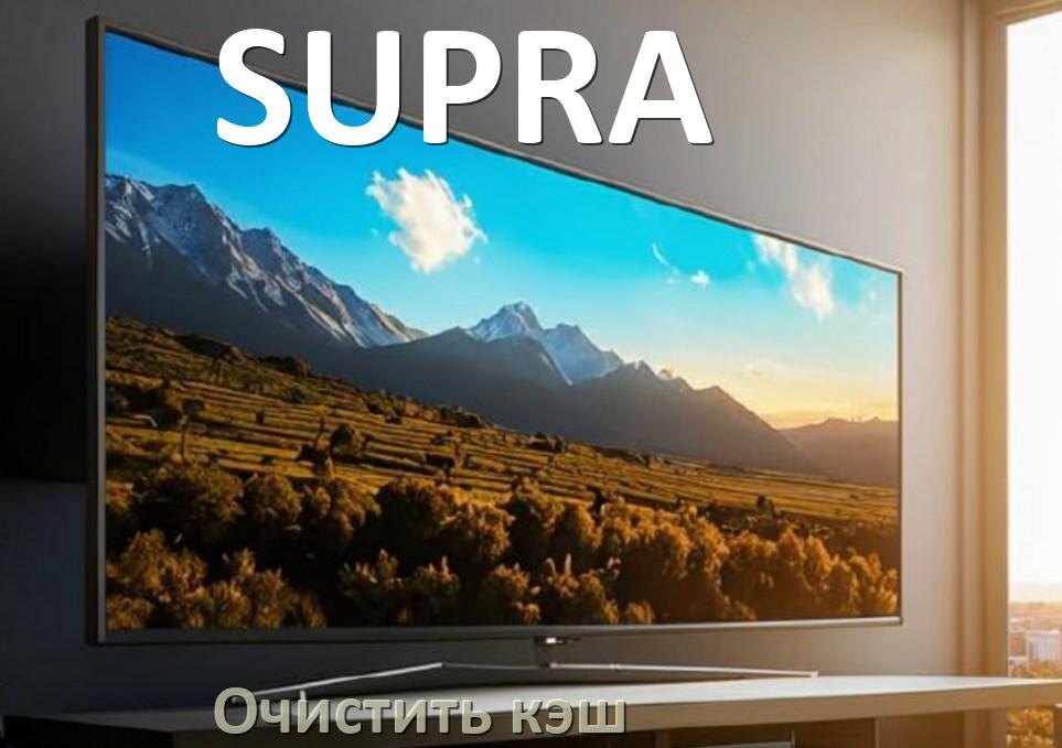 
Как на смарт телевизоре SUPRA очистить кэш браузера и приложений