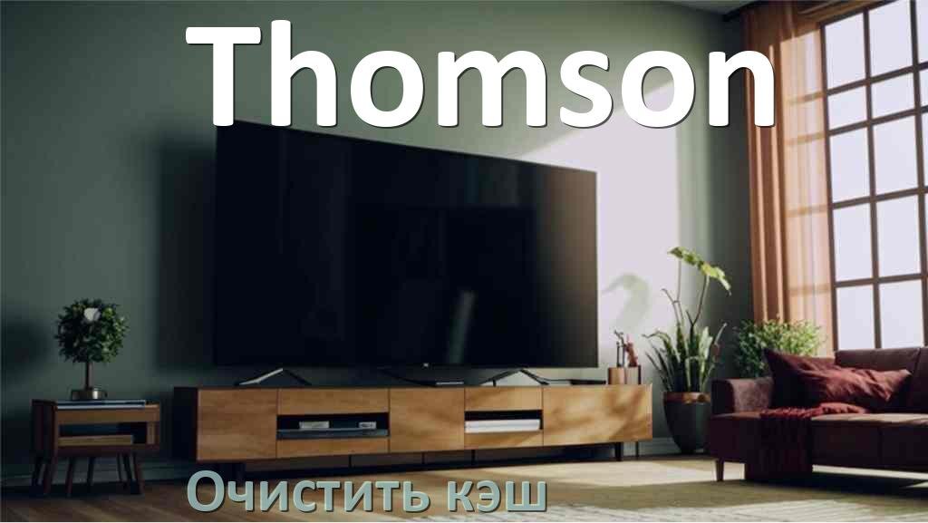 
Как на смарт телевизоре Thomson очистить кэш приложений и браузера