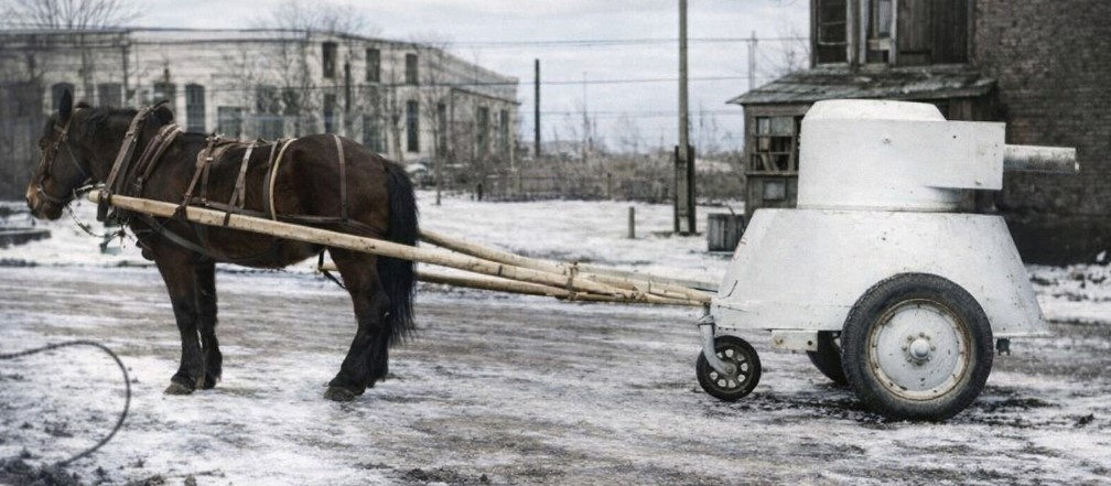 Передвижная огневая точка с башней танка Т-38