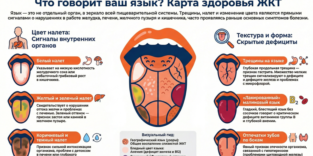 Ваш язык КРИЧИТ о болезнях!