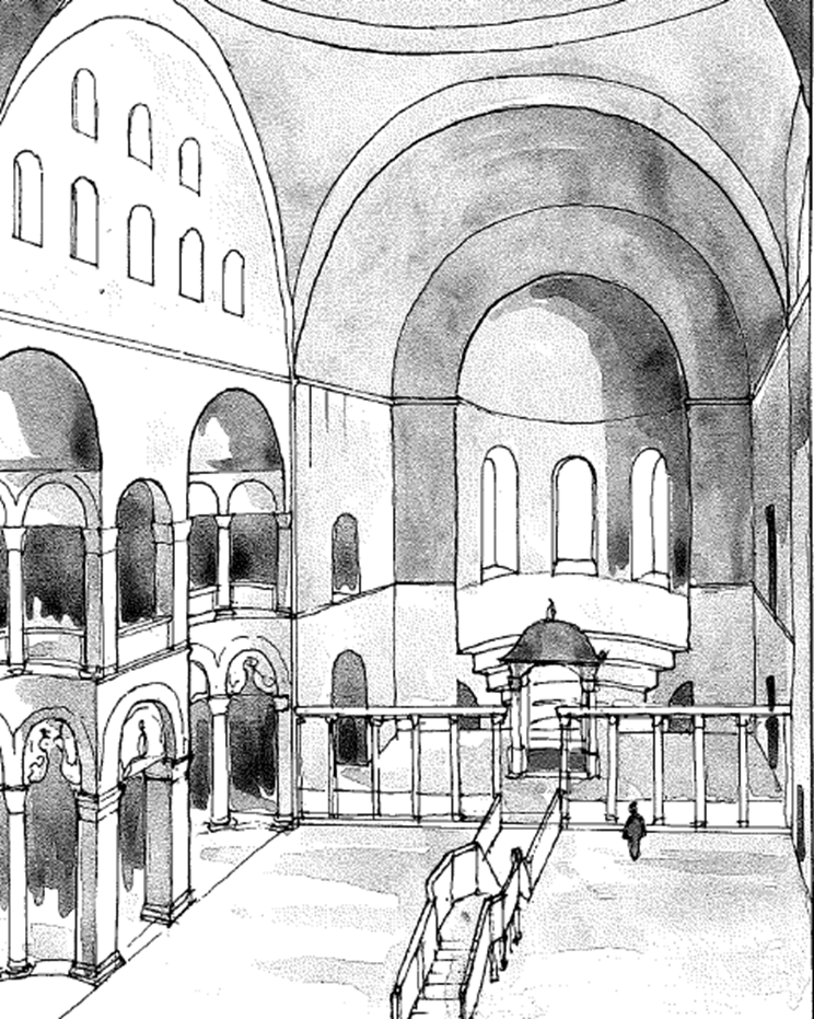 Интерьер церкви Святого Полиевкта. Реконструкция.