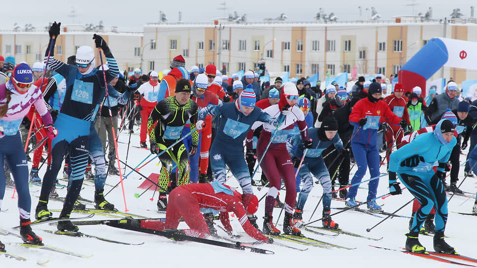 Старт массового забега на 5 и 10 километров.📷Фото: Роман Яровицын / Коммерсантъ