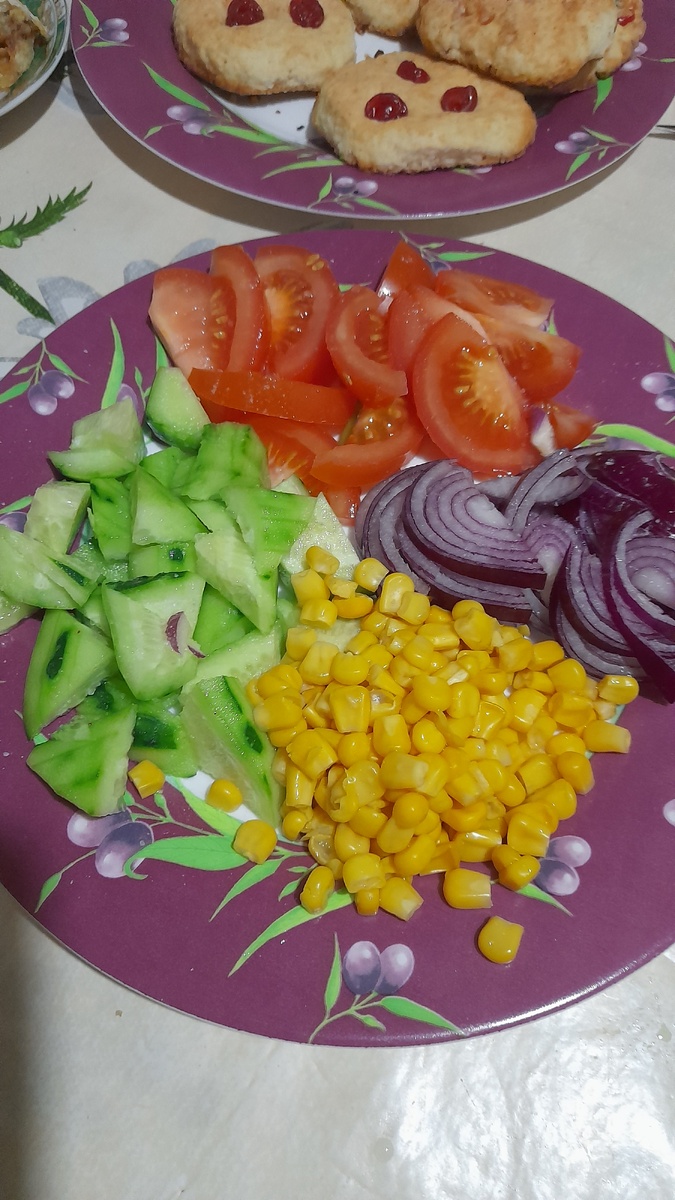 Натюрморт из овощей