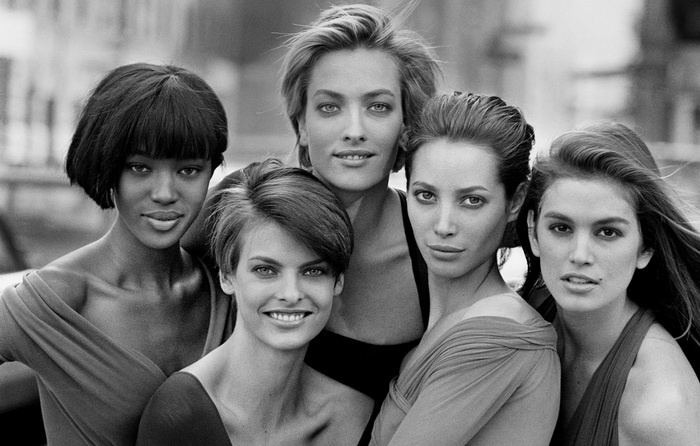 Фото для обложки Vogue, 1990 год. 