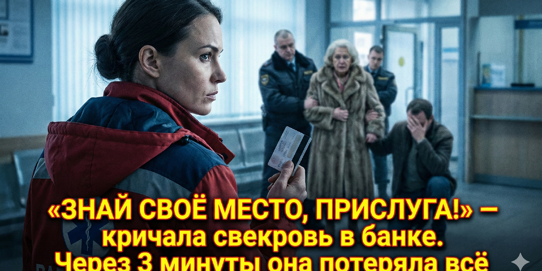 «Ползай и подбирай!» — свекровь швырнула карту на пол. Через 3 минуты она рыдала в наручниках