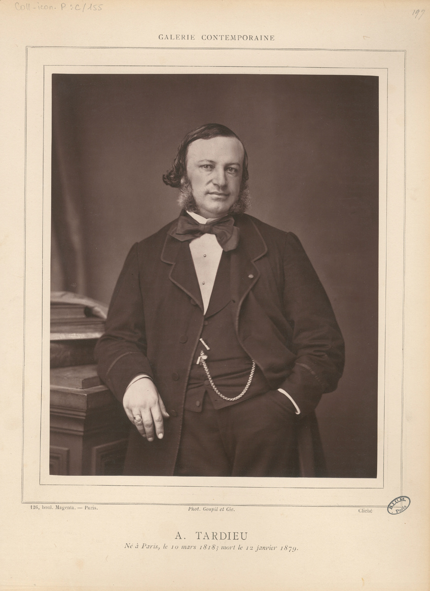 Огюст-Амбруаз Тардьё (1818—1879) — французский врач, учёный, считается одним из основоположников судебной медицины.