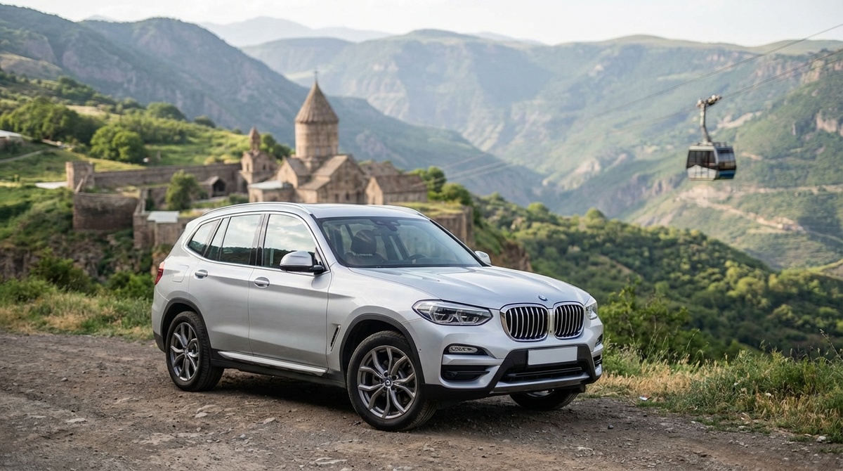 Арендованный автомобиль для поездок по Армении