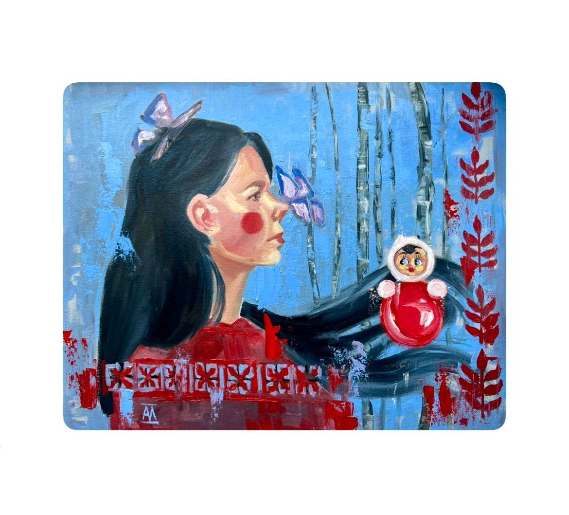 Художник Агния Иванова. Холст, масло