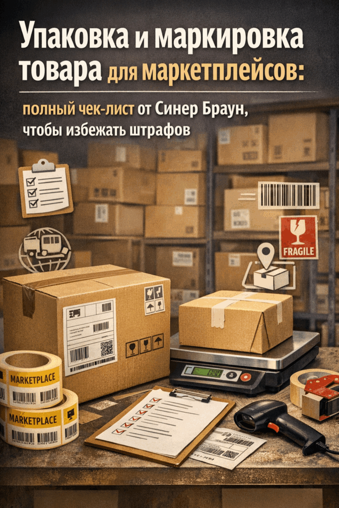    Упаковка для Wildberries и Ozon без штрафов: полный чек-лист требований, секреты маркировки и дешевый фулфилмент от Синер Браун SYNERBRAUN