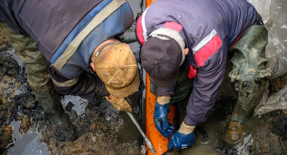    Строительство канализационного коллектора в Куровском Орехово-Зуевского округа / Медиасток.рф